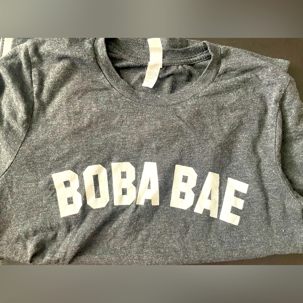 BOBA BAE XS TEE DARK GREY